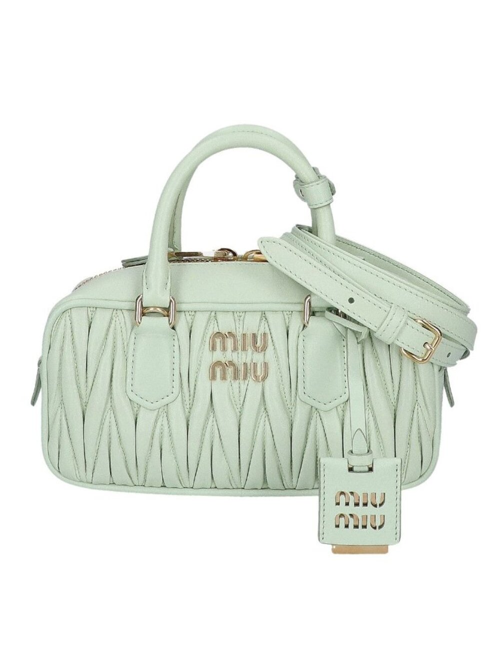 Miu Miu Arcadi Matelasse 2-Way Shoulder Bag